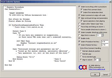AccessUI for Microsoft Access screen layout